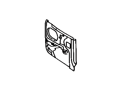 Toyota 53202-35050 Support,  Radiator,  RH