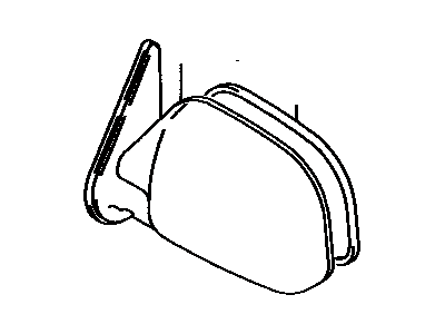 Toyota 87931-3D010 Mirror,  Outer Rear View,  RH