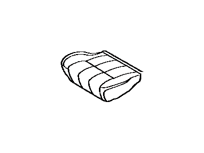 Toyota 71072-1B610-02 Cover, Front Seat Cushion, Driver Side(For Separate Type)