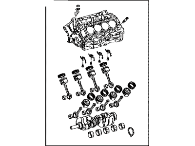 Toyota 11400-38150 Short Block