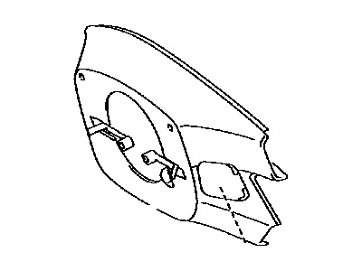 Toyota 45184-60120-E2 Cover,  Steering Wheel Boss,  Lower