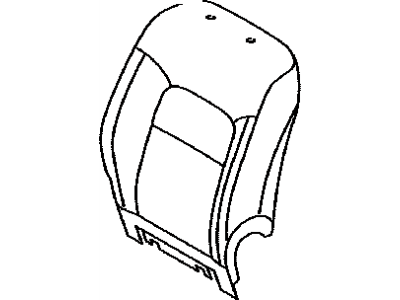Toyota 71073-60L61-C2 Cover,  Front Seat Back,  RH(For Separate Type)