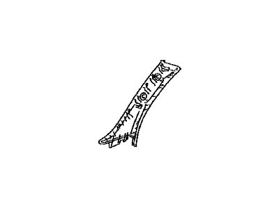 Toyota 62220-60170-E0 Garnish,  Front Pillar,  LH