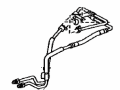 Toyota 48880-60031 Tube Assy,  Rear Stabilizer Control,  NO.2