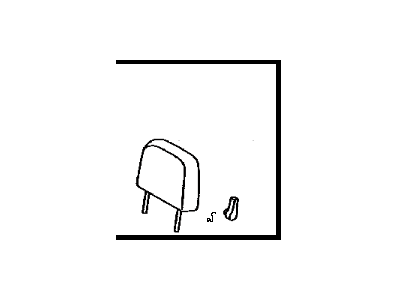 Toyota 71970-60B31-C1 Headrest Assy,  Rear Seat