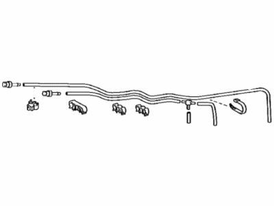 Toyota 36407-60190 Hose Sub-Assy,  Transfer Breather
