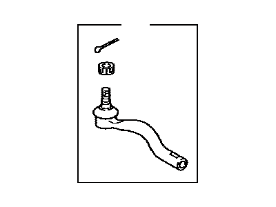 Toyota 45046-69235 End Sub-Assy,  Tie Rod,  RH
