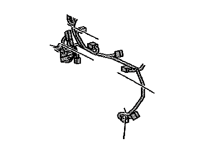 Toyota 82151-60N40 Wire,  Front Door,  RH