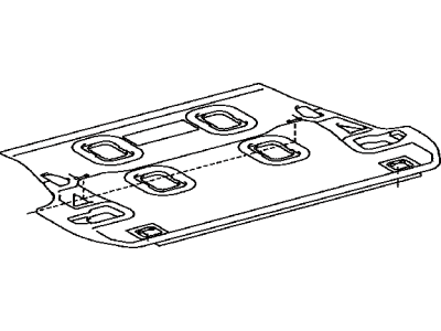 Toyota 58570-60A91-B1 Carpet Assy,  Rear Floor
