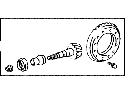 Toyota 41201-80496 Ring & Pinion