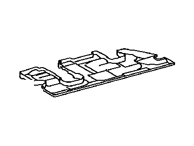 Toyota 58556-60051 Silencer,  Rear Floor