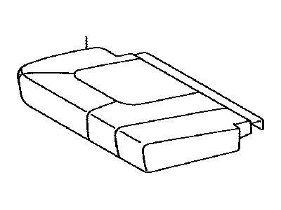 Toyota 79031-60D00-E3 Cover Sub-Assy,  NO.3 Seat Cushion,  RH