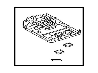 Toyota 72927-60180-C0 Cover,  Rear Seat Cushion Under,  RH