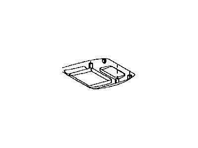 Toyota 63652-60040-A1 Cover,  Roof Console Box