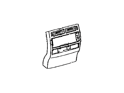 Toyota 58903-60160-E0 Panel Sub-Assy,  Console Rear End