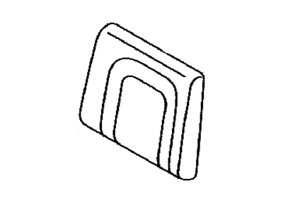 Toyota 71078-60N50-E1 Cover,  Rear Seat Back,  LH(For Separate Type)