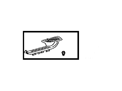 Toyota 67917-60170-C0 Plate,  Rear Door Scuff,  RH