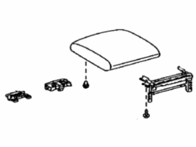 Toyota 58905-60460-E0 Door Sub-Assembly, Console Compartment(For Cool Box)