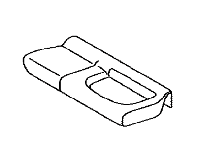Toyota 71076-60M61-C2 Cover,  Rear Seat Cushion,  LH (For Separate Type)
