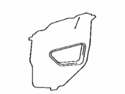 Toyota 67831-60160 Cover,  Front Door Service Hole,  RH