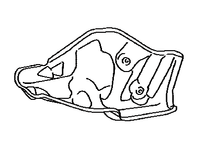 Toyota 17167-38060 Insulator, Exhaust Manifold Heat