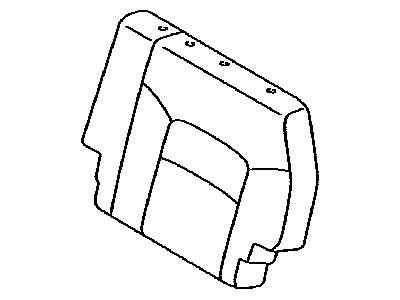 Toyota 79034-60C00-E2 Cover Sub-Assy,  NO.3 Seat Back,  LH