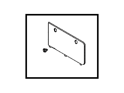 Toyota 64880-60040-B1 Cover,  Back Door Trim,  Upper,  LH