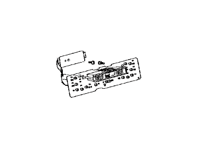 Toyota 55935-60030 Circuit, Center Cluster Module