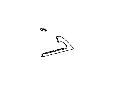 Toyota 74611-60070 Cover,  Assist Grip,  LH