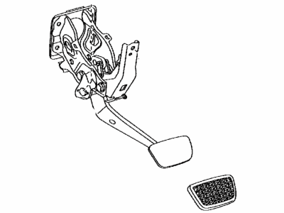 Toyota 47110-60271 Support Assembly, Brake Pedal