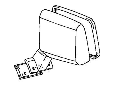 Toyota 87910-90K00 Mirror Assembly, Outer Rear View, Passenger Side