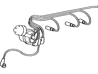 Toyota 90919-12029 Cord, Spark Plug Resistive