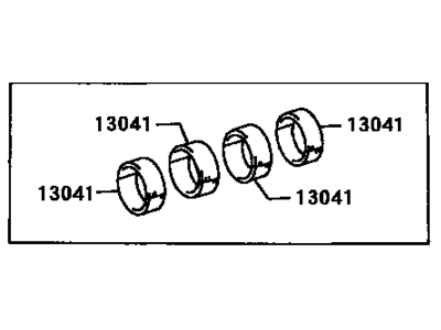 Toyota Rod Bearing - 13204-61020