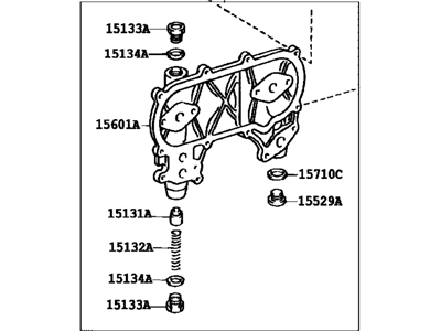 Toyota 15701-66010 Cover