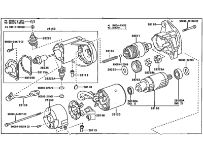 Toyota 28100-66040 Starter Assy