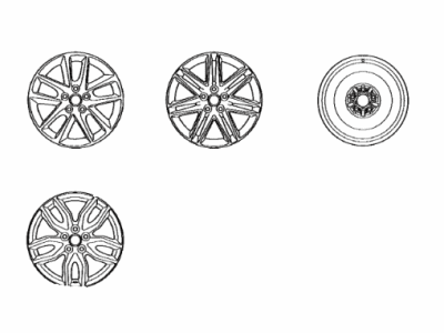 Scion 42611-21270 Wheel,  Disc