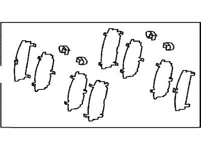 Toyota 04945-42060 Brake Pads Shim