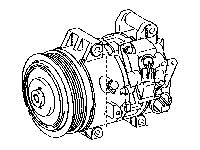 Scion 88310-21150 Compressor Assy,  W/Pulley