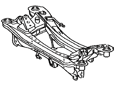 Scion 51206-12160 Member Sub-Assy,  Rear Suspension