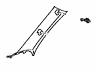 Toyota 62210-21050-B0 Garnish, Front Pillar, Passenger Side