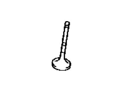Scion 13715-36020 Valve,  Exhaust