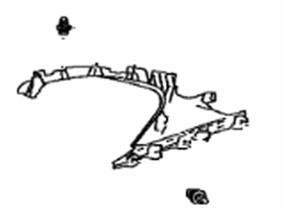 Scion 62572-21020-B0 Garnish,  Roof Side Inner Lower LH