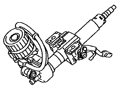 Toyota 45250-21200 Column Assembly, Steering