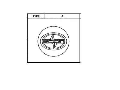 Scion 42603-48140 Ornament Sub-Assy,  Wheel Hub