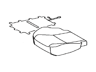 Scion 71071-21470-C1 Cover,  Front Seat Cushion,  RH(For Separate Type)