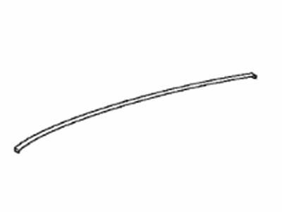 Toyota 75555-21040 Moulding, Roof Drip Side Finish, Center Passenger Side