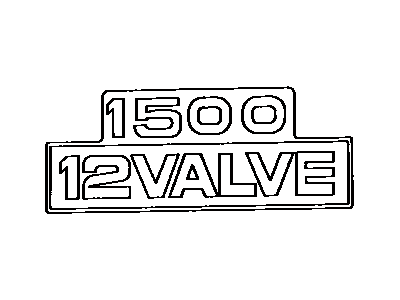 Toyota 11292-11050 Caution Label