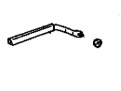 Toyota 73013-16030-04 Plate Sub-Assembly, Front Seat Belt Anchor, Passenger Side