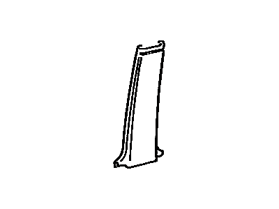 Toyota 62413-42030-B0 Garnish,  Center Pillar,  Lower RH