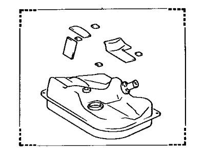 Toyota Tercel Fuel Tank - 77001-19495